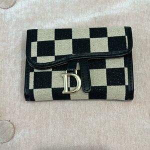 Checkered card holder